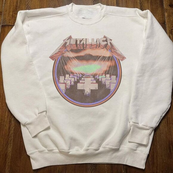 Metallica Master of Puppets Vintage Sweatshirt, Metallica heavy metal band shirt - Picture 1 of 4